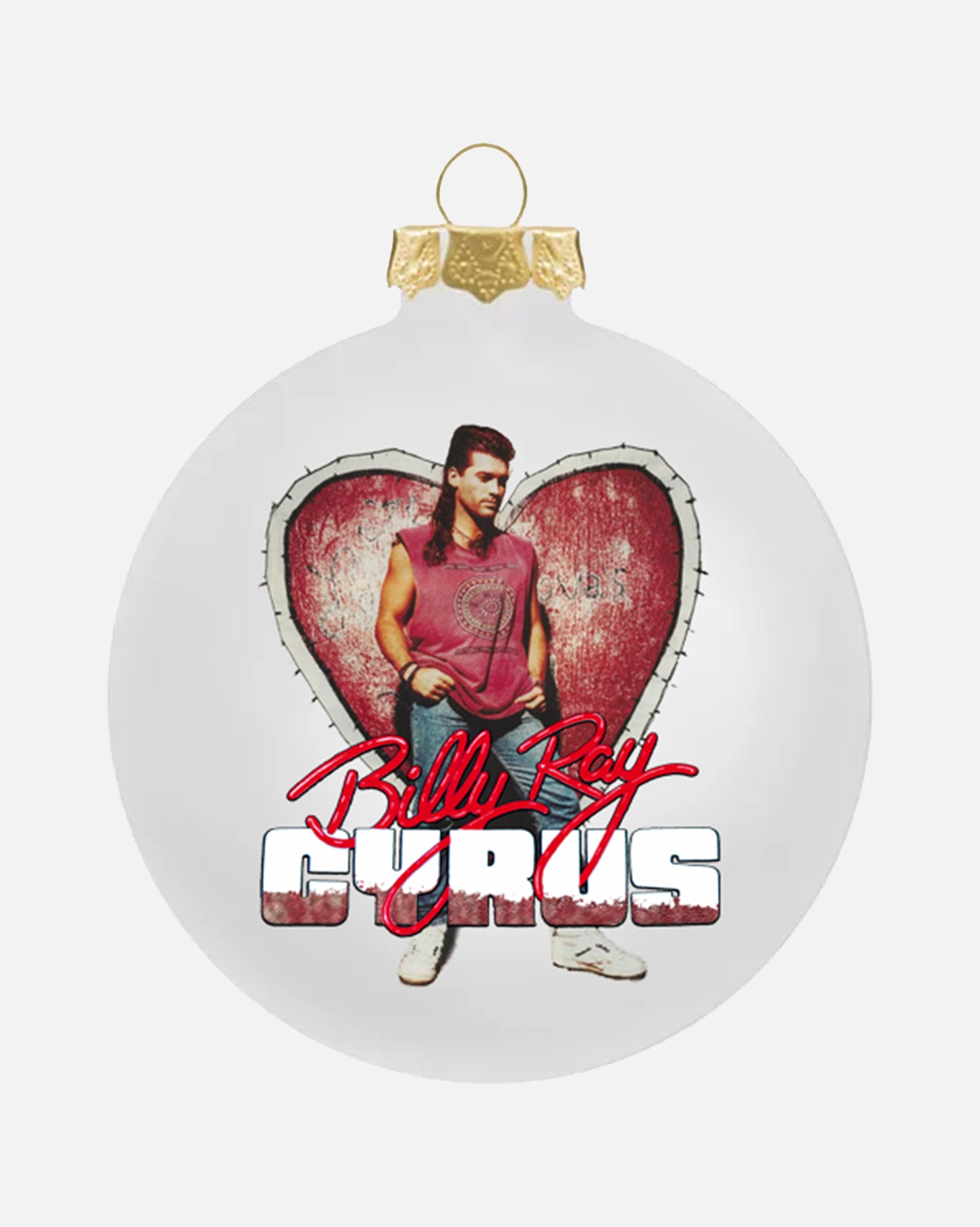 Billy Ray Cyrus Vintage Christmas Ornament