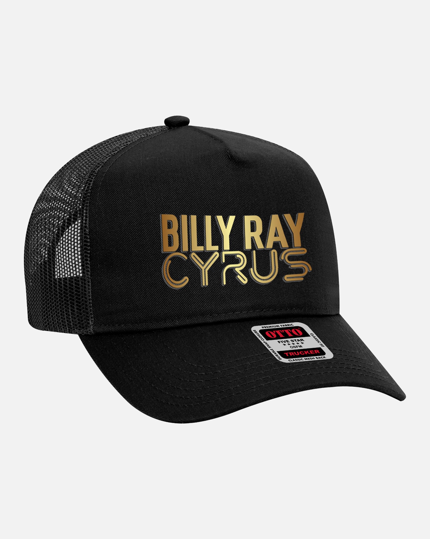 Billy Ray Cyrus – Gold Embroidered Trucker Hat